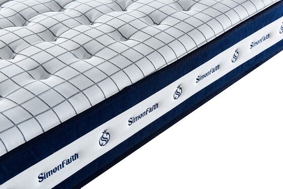 Good price Europe Luxury Handcrafted Individual Pocket Spring Mattress With Natural Wool Cotton Cover online