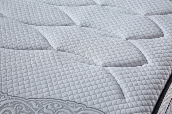 Bon prix Matelas à ressorts ensachés blanc avec latex mélangé et mousse à mémoire de forme pour un soutien, un repos et un confort haut de gamme En ligne